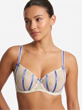 Cacique Lace Underwire Bra 44DD Plus Size Full Coverage Supportive Lingerie